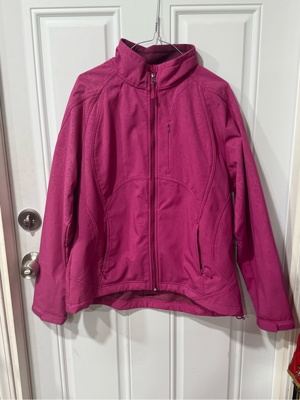 Diamond Supply Co. Women's Raspberry Zip Utility Jacket